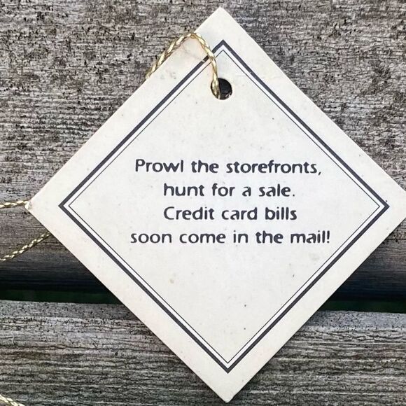 NWT Vintage SILVESTRI by Karen Rossi Fanciful Flights Ornament Animal Shopper - Picture 8 of 13